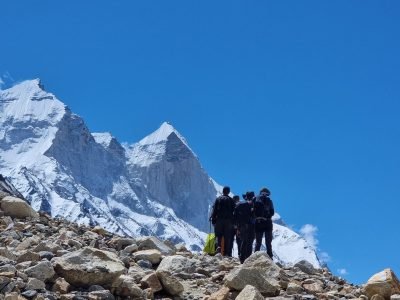 On the way to Gaumukh